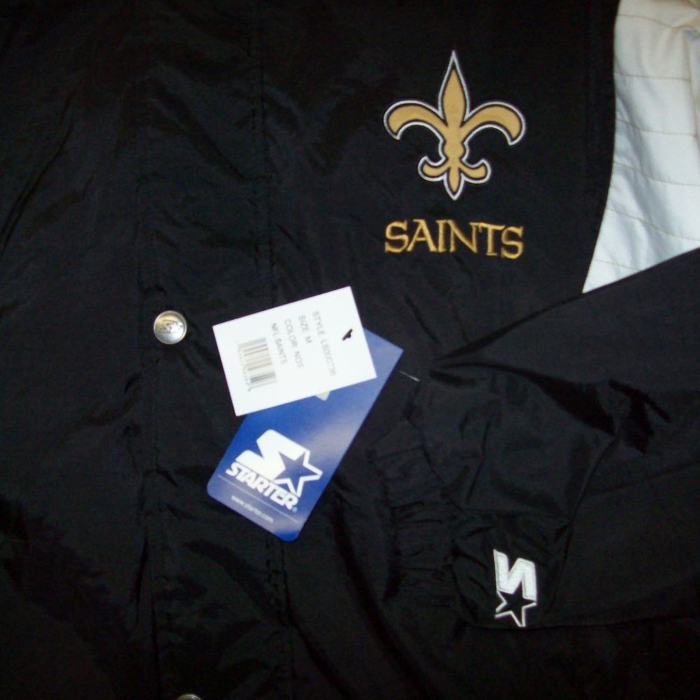 NEW ORLEANS SAINTS STARTER NFL Hooded Jacket - Picture 7 of 13